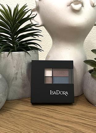 Оригинальный isadora eye shadow quartet тени для век 07 marine style оригинал тени