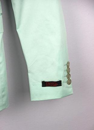 8374-цу(эффект +пятка) пиджак дефект зеленый 442 фото