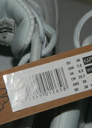Р. 40/25,7 см. кросівки білі жіночі нові kappa montague оригінал10 фото