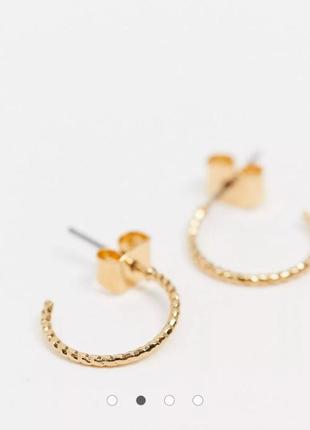 Мініатюрні сережки кільця, сережки гвоздики кільця whistles з сайту asos