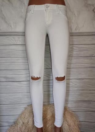 Жіночі білі,літні джинси,42