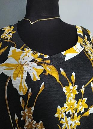 Блуза- туника а - силуэт батал натуральная ткань2 фото