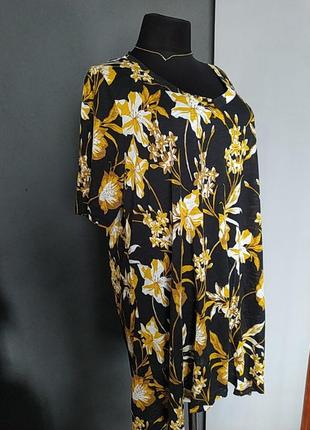 Блуза- туника а - силуэт батал натуральная ткань7 фото