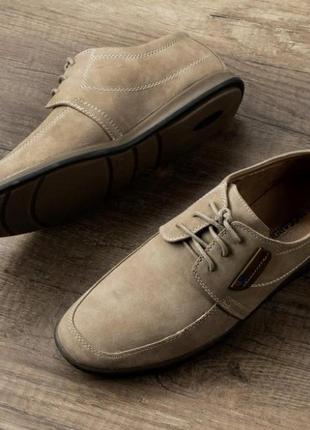 Туфлі чоловічі на шнурівку світлі (т517-03)3 фото