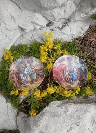 Продам коллекционные тарелки "в гостях у бабушки"от известного бренда bradex