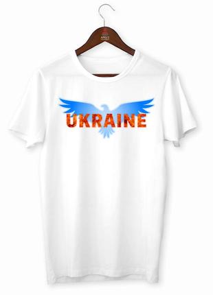 Футболка с патриотическим принтом "украина.69aine. орел с раскрытыми крыльями" push it