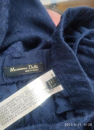 Брюки укороченные вискоза massimo dutti5 фото