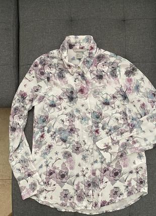 Блуза в цветочный принт h&amp;m1 фото
