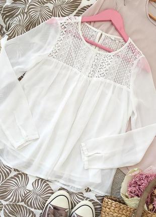 Белая блузка с кружевом белая рубашка кружево