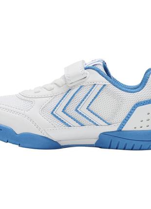 Кросівки для хлопчика hummel aeroteam 2.0 jr vc 212122-9001 білі з блакитним (29)9 фото