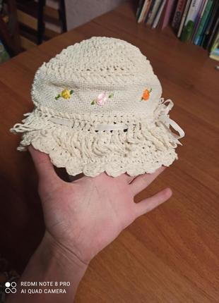 Соломенная шляпка/панамка