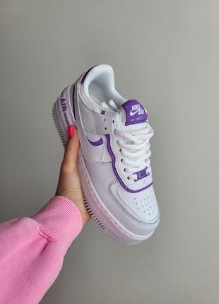 Nike air force shadow white violet