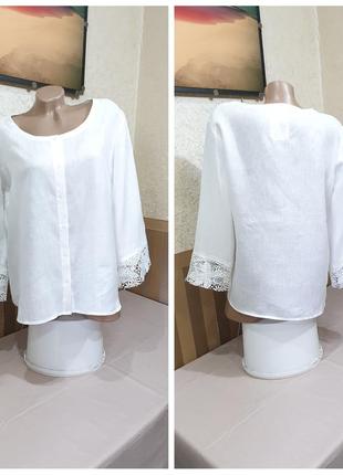 Льняна блуза. pure linen.