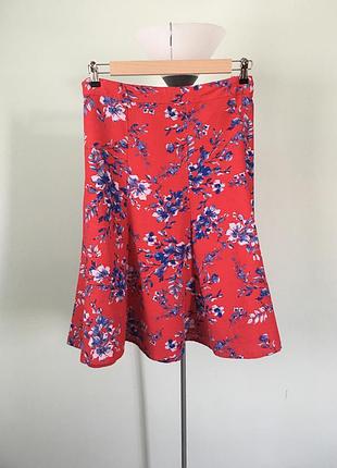 Юбка из вискозы / лён