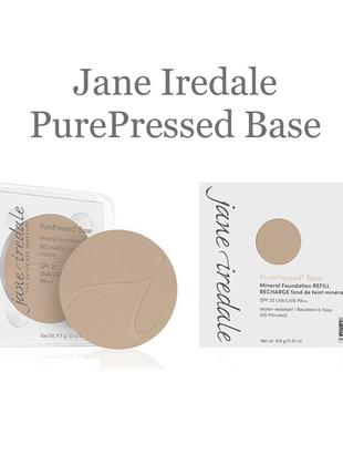 Jane iredale purepressed base pressed mineral powderight refill spf20 (сменный блок) пудра для лица с spf20
