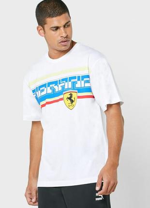 Фірмова чоловіча футболка puma ferrari sf street tee