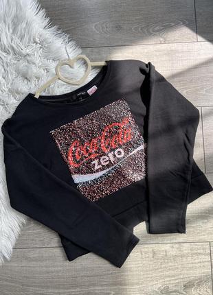 Кофта с пайетками coca cola tally weijl5 фото