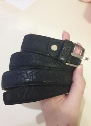 Пасок ремень из кожи слона