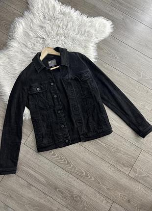Черная мужская джинсовка asos