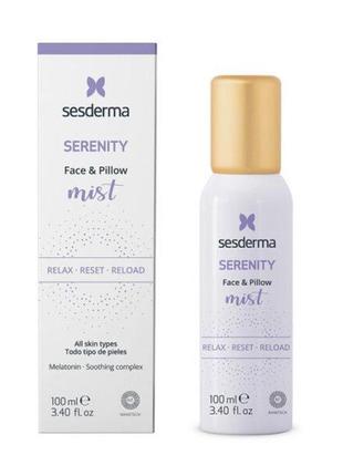 Спрей-міст нічний для обличчя та подушки sesderma serenity 100 мл1 фото