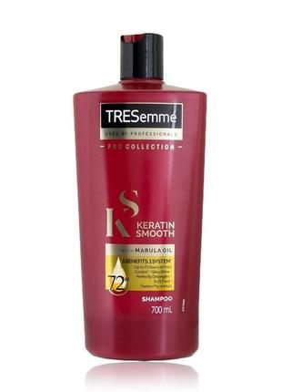 Шампунь для волос tresemme tresemme keratin smooth shampoo. 700 мл1 фото