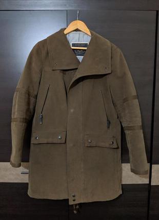 Zara denim пальто