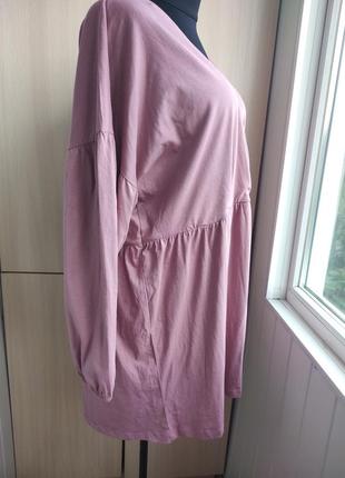 Коттоновое платье оверзайс/большой размер.7 фото