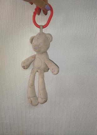 Мишка погремушка подвеска