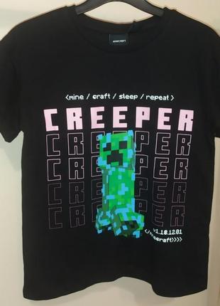 Футболка майнкрафт крипер minecraft creeper