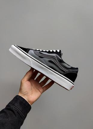 Мужские замшевые кеды vans old skool fire 🆕 кеды ванс олд скул