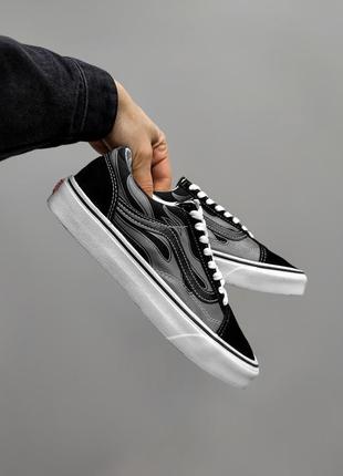 Мужские замшевые кеды vans old skool fire 🆕 кеды ванс олд скул