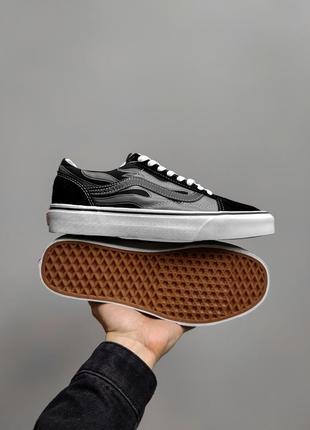 Мужские замшевые кеды vans old skool fire 🆕 кеды ванс олд скул
