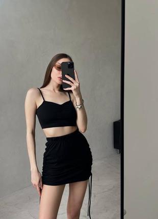 Костюм (топ+юбка)