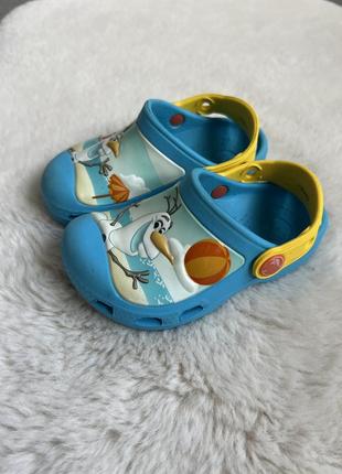 Crocs frozen дитячі фірмові сабо сандалі оригінал