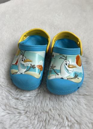 Crocs frozen детские фирменные сабо сандалии оригинал3 фото