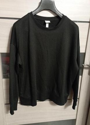 Свитшот черный h&m