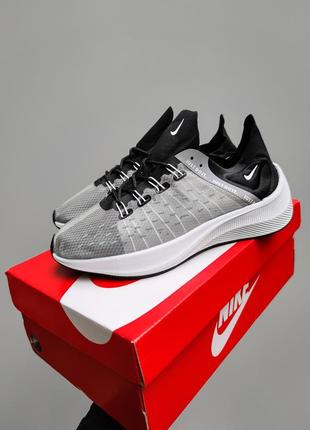 Спортивні чоловічі сірі кросівки в сітку nike exp x14 🆕 найк