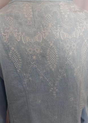Легкий джинсовый жакет, блуза  №12bp6 фото