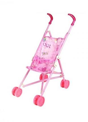 Коляска-трость для куклы "надписи"