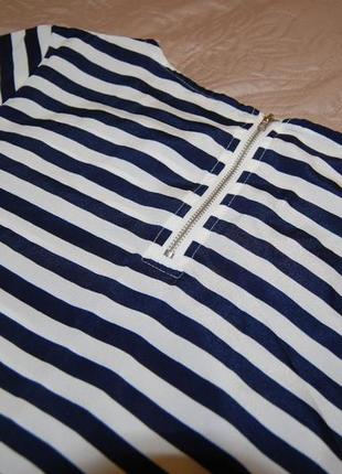 Футболка блуза в смужку жіноча рм4 фото