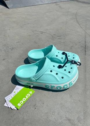 Шльопанці, тапочки крокси crocs logo блакитні, рожеві 36, 37, 382 фото