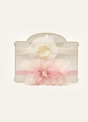 Фирменный праздничный яркий набор обруч ободок повязка резинка бант для волос lc waikiki вайки