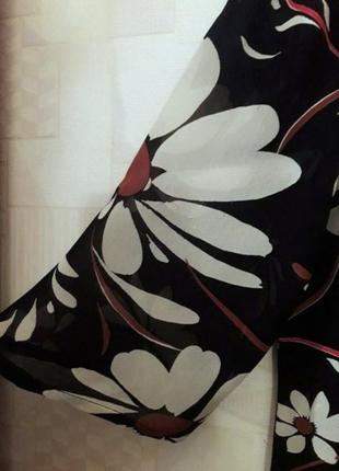 Шифонова блуза, 46-48, натуральна віскоза, monsoon4 фото