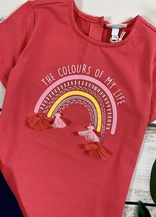 Футболки на дівчинку ovs 30-36міс. поштучно