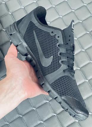 Nike free run black кроссовки женские мужские найк фри ран черные 37, 383 фото