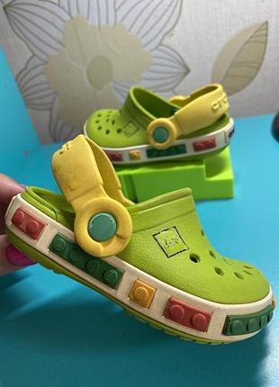С5 яркие кроксы crocs lego оригинал