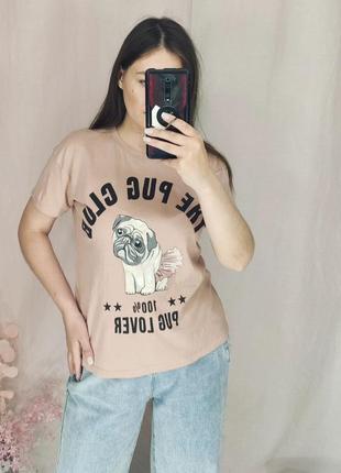 Красивая пудровая футболка от bershka ❤️