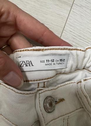 Джинсы zara 11/12 лет с разрезом,джинсы zara 10/11/127 фото