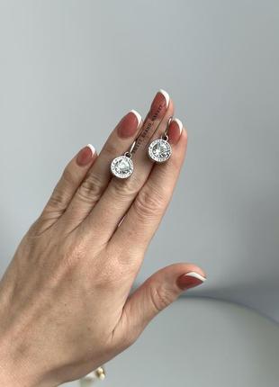 Сережки в каменях michael kors сережки pandora подарунок дівчині