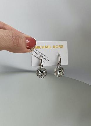 Сережки в камнях michael kors серьги pandora подарок девушке жене4 фото